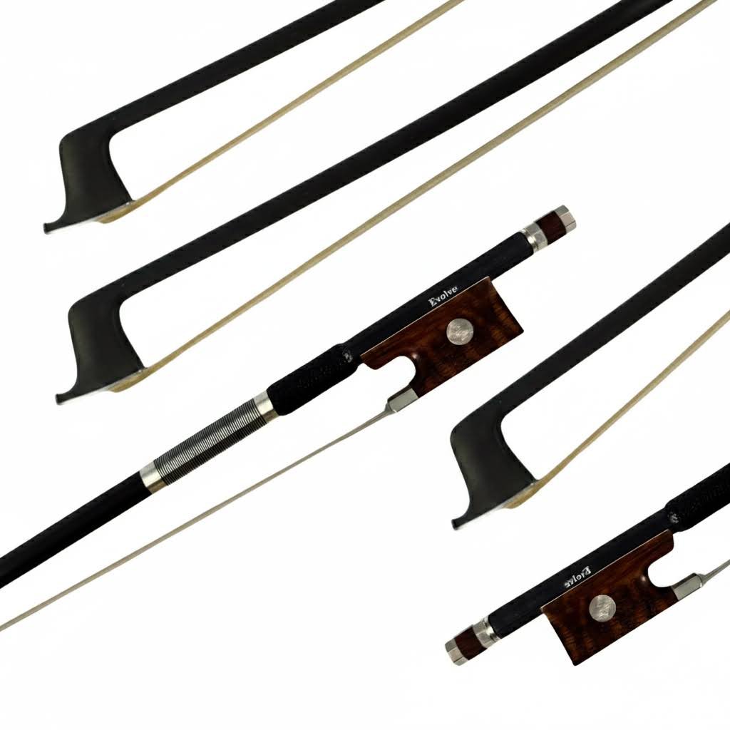 Evolve bows arranged together